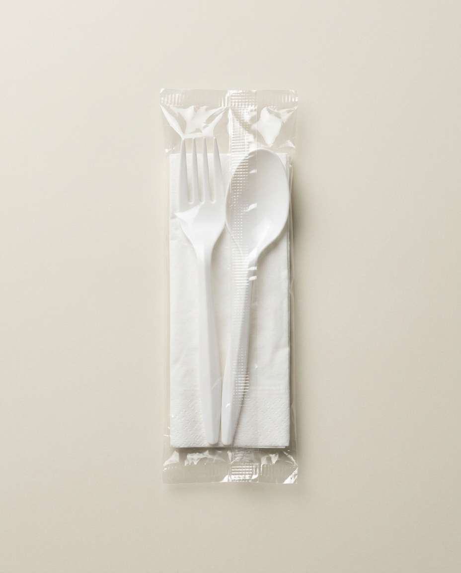Med Weight Fork + Napkin + Spoon Combo (ct:250pcs)