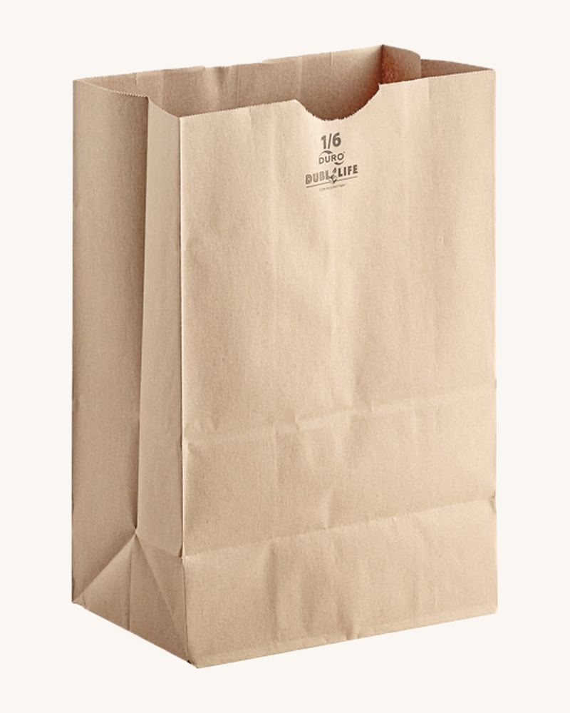 1/6 Brown Bags (ct:200pcs)