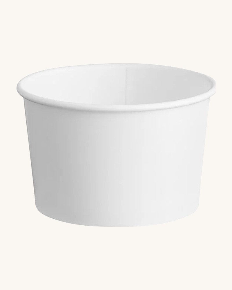 12oz White Paper Soup Cup