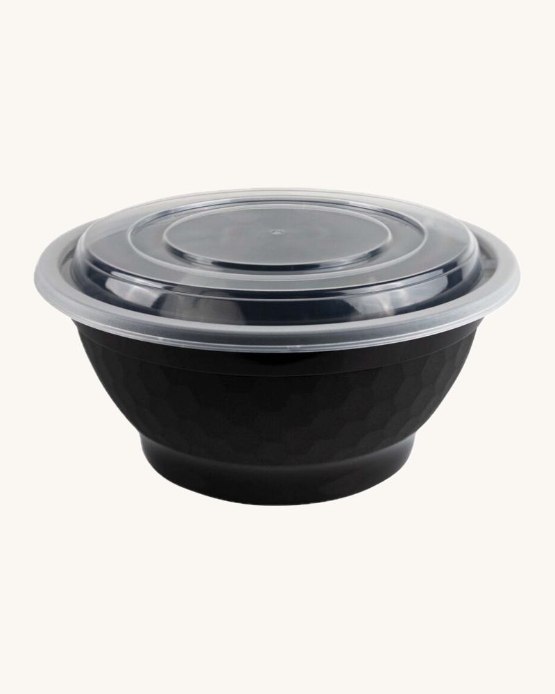 Bowl w/ lid 38oz (ct:150pcs)