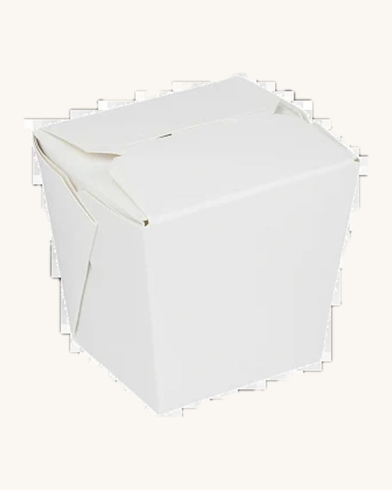 White Food Pail 8oz (ct:500pcs)