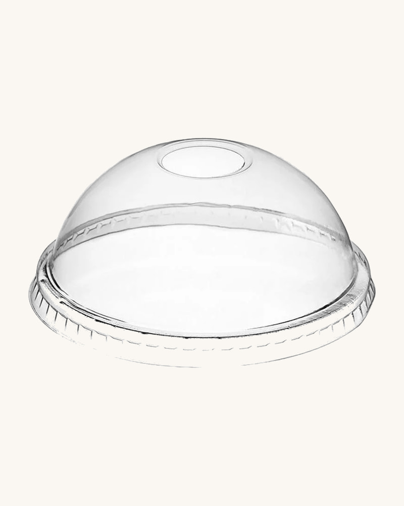 Clear Plastic Cup Dome Lid (12-24oz) 1000pcs