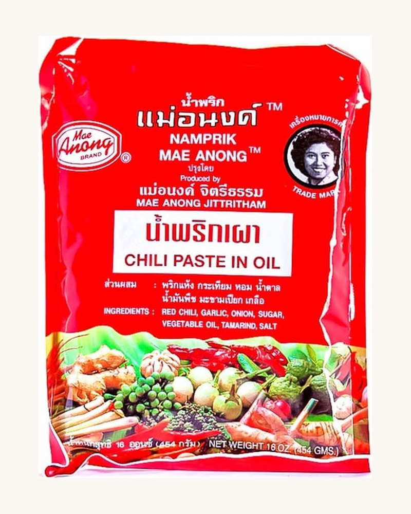 Mae Anong Chili Paste in Oil 16oz