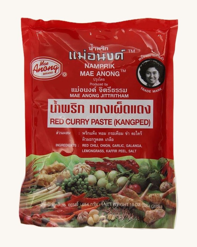 Mae Anong curry paste, assorted foodservice tubs