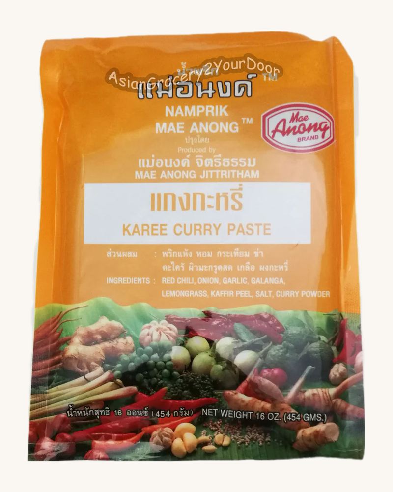Mae Anong Chili Paste in Oil 20x16oz