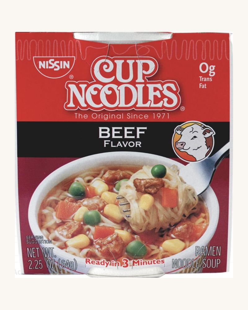 Nissin Cup Noodle (Beef) 12x2.5oz
