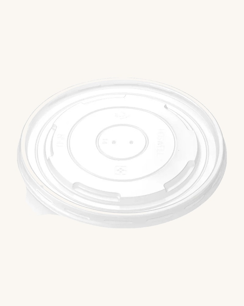 PP Flat Lid for 21/25/28/34oz Paper Food Container