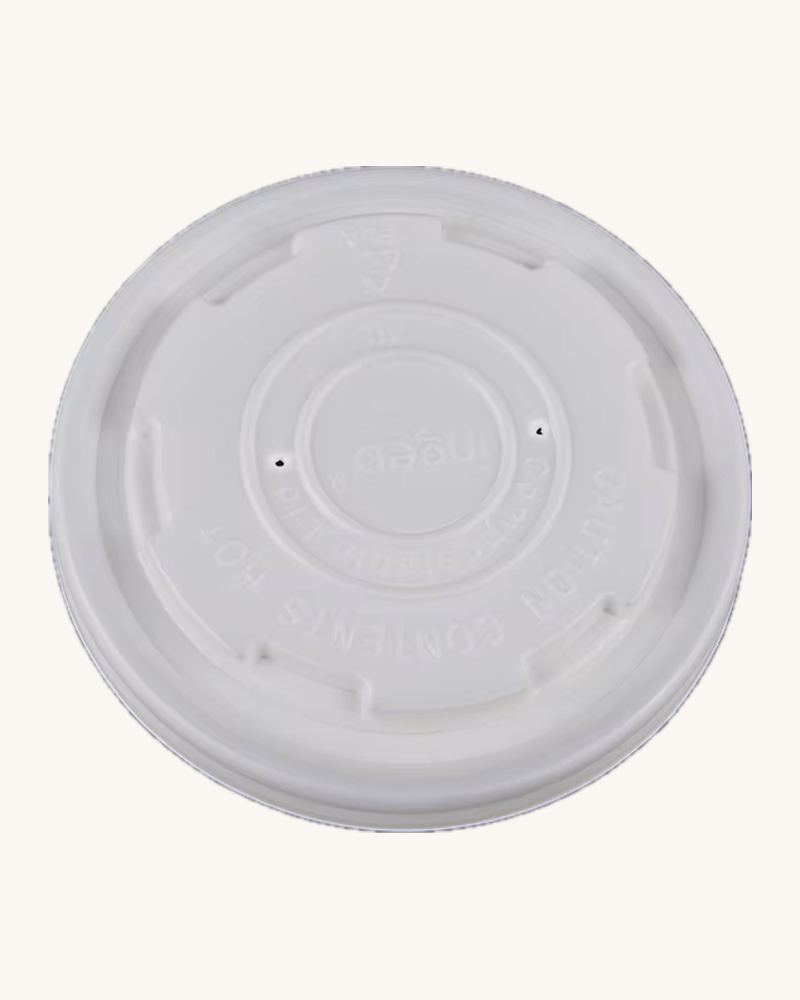 PP Lid for 16oz Paper Soup Cup (ct: 600pcs)