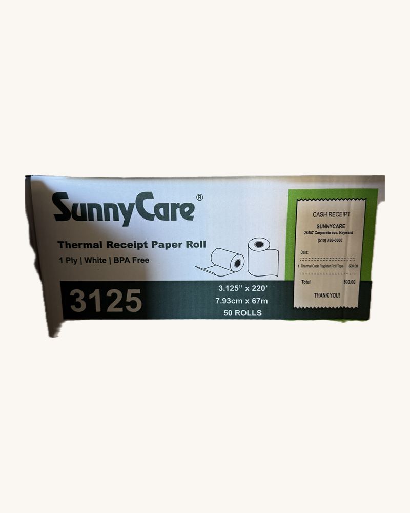 Thermal Paper APSIC (ct:50pcs) 3-⅛” x 230”
