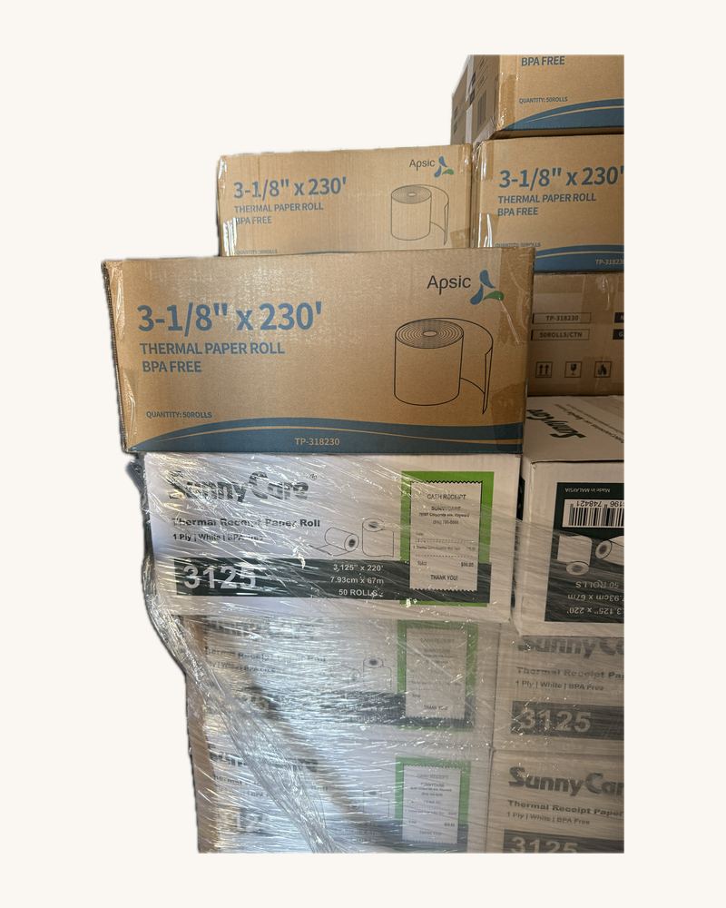 Thermal Paper Sunny Care (ct:50pcs) 3.125” x 220”