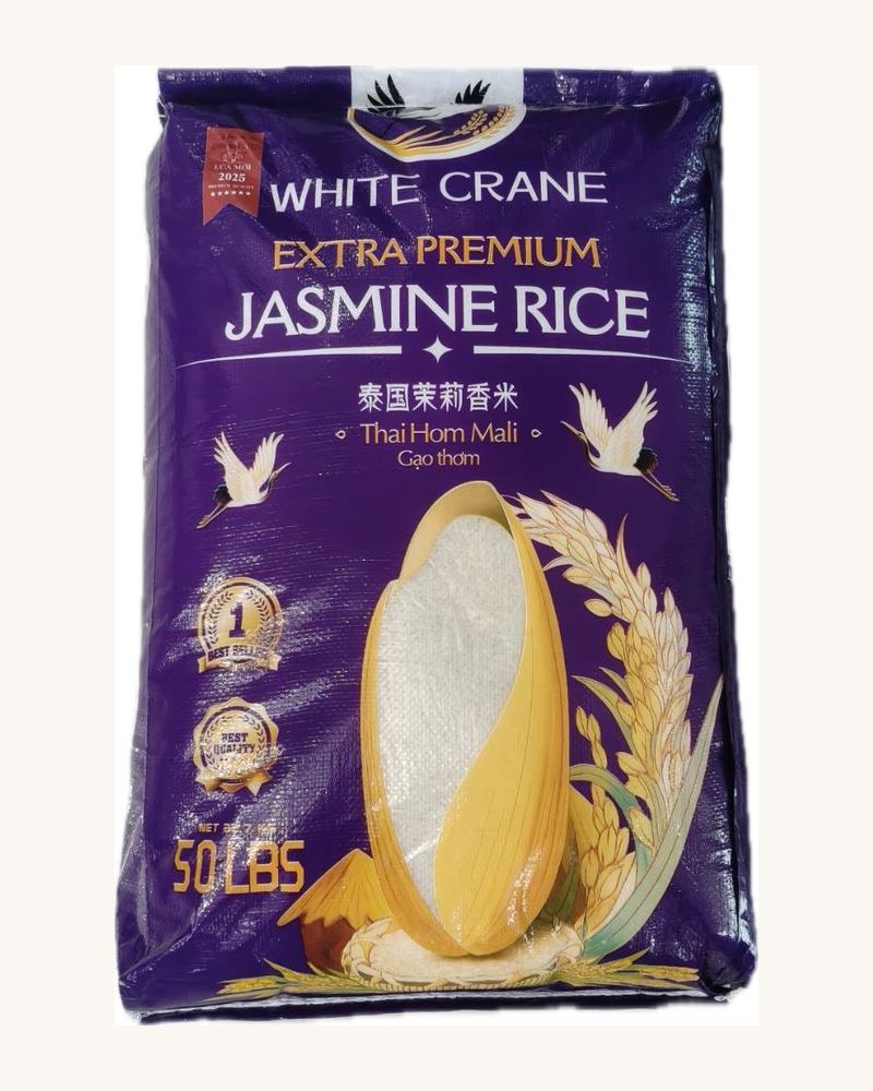 Extra Premium Jasmine 2026 (White Crane) 50lbs